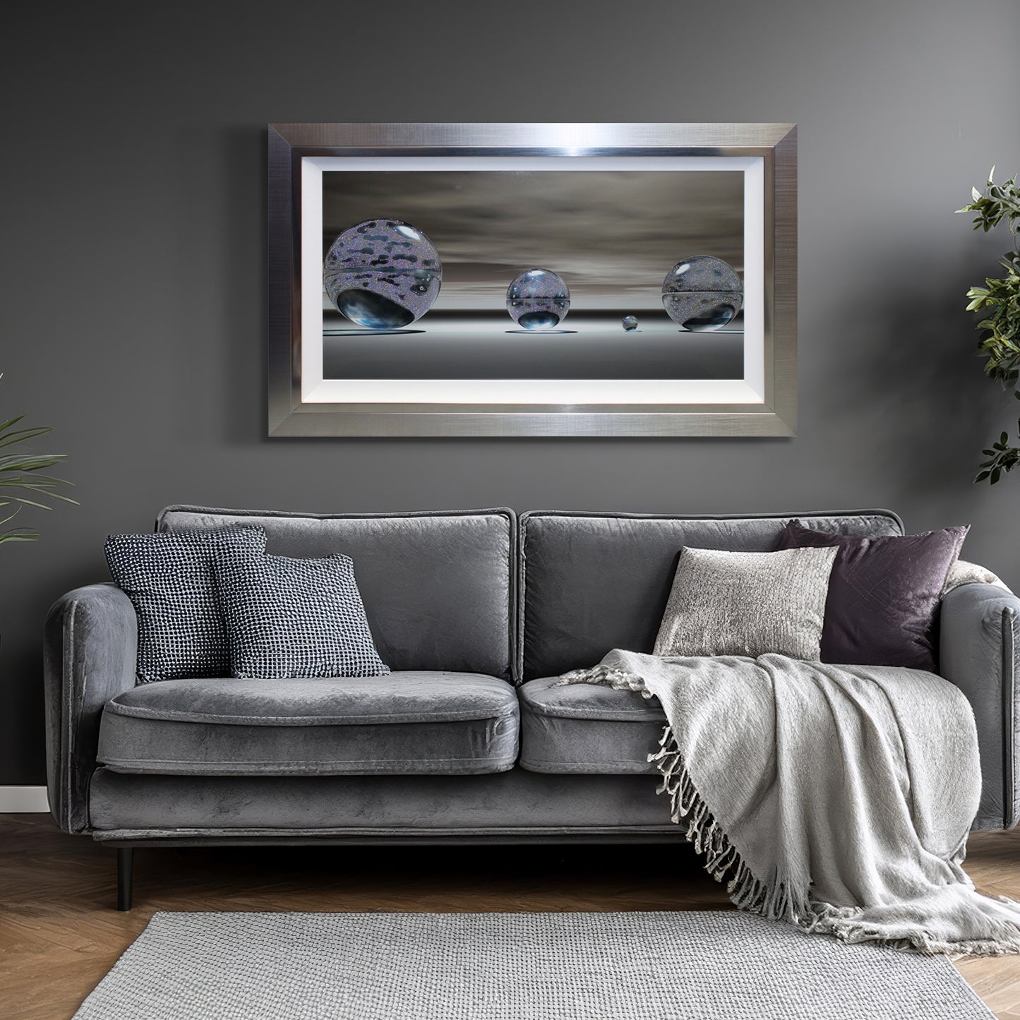 Silver Spheres Landscape *