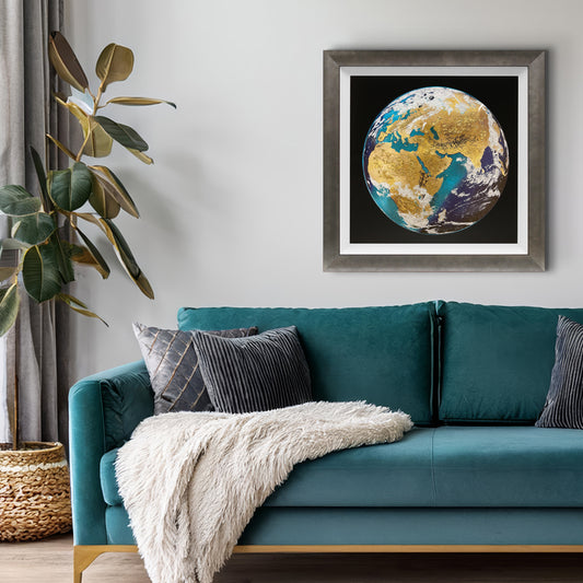 World Turning IX Europe Asia Blue *